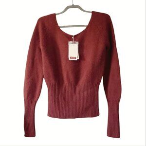 Women's Burgundy Sweater
